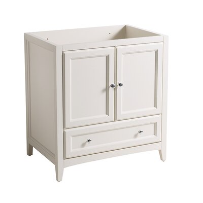 Fresca Oxford 30"" Free-Standing Single Sink Bathroom Vanity Base Only -  FCB2030AW