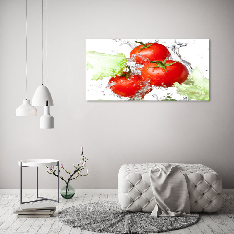 Tomatoes and Lettuce 1 Piece Wrapped Canvas Wall Art