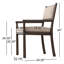 Akiro Upholstered Arm Chair