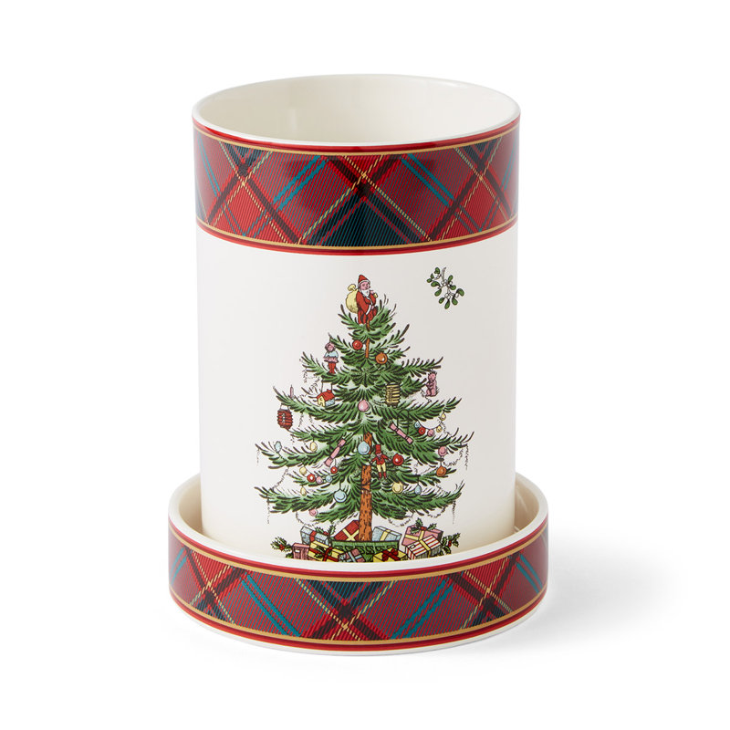 Refroidisseur à vin tartan avec sous-verre