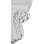 Endurathane Scroll Leaf Corbel, 4 5/8"W x 5 1/4"D x 10 3/4"H, Factory Primed