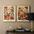 WM MORRIS Series LVII-Premium Framed Print -Ready to Hang - No Nails Required - No Nails Required-472994345-472994346