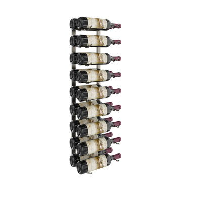 Indurial Metal Wall Mounted Wine Bottle Rack