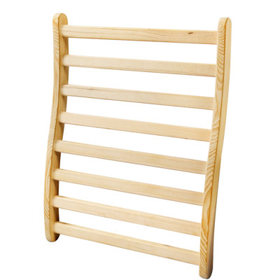 Chaise de pruche en bois naturel en forme de S, et durable, protège le dossier en forme de S infrarouge, pruche, dossier, chaleur, matériau, décor