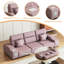Upholstered 43.69 " Fabric Power Reclining Sectional