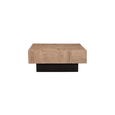 Camari Solid Wood Pedestal Coffee Table