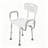 Heavy-Duty Shower Chair with Arms and Back