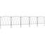 Alvisa 62cm H x 305cm W Metal Fence Panels Included