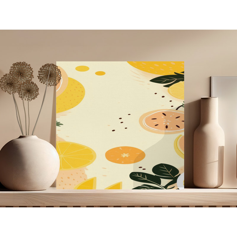 Rummel 1 Piece Wrapped Canvas Wall Art Set, 12x12