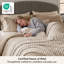 Lit toutes saisons Boho Best Bed dans un sac avec jeté et coussin décoratif, édredon léger - 89GSM-110508848-110508852