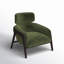 Armchair Chair with Ottoman-6924819
