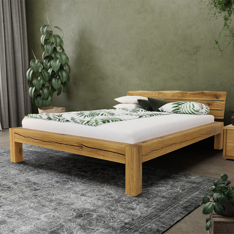 Edenton Solid Wood Bed, European Kingsize (160 x 200cm)