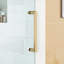 Porte de douche coulissante simple sans cadre avec verre transparent 55 "- 59" x H 75 "-94489781