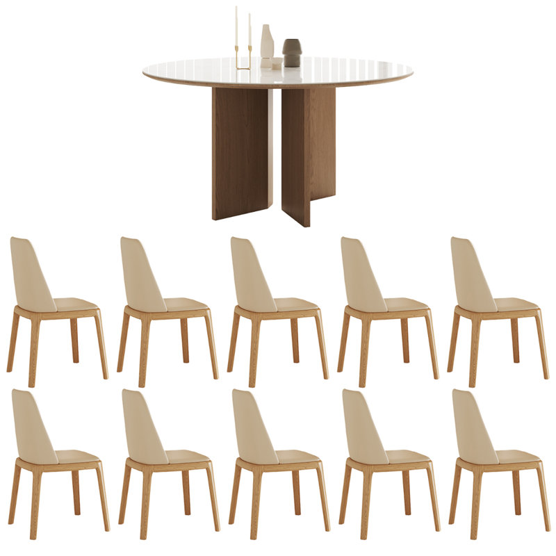 Nouvelle table et chaise de salle à manger rétro
