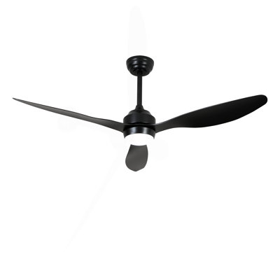 52" Ceiling Fan With Lights Quiet DC Motor 3 ABS Blade Ceiling Fans 6 Speed Levels,Reversible Ceiling Fan, For Patio Living Room, Bedroom, Office,Indoor.