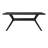 Muhsina Cross Leg Rectangular Dining Table-804823879-786504166