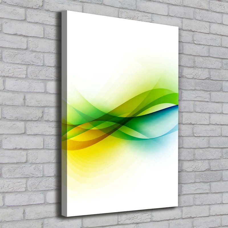 Waves Abstraction - Wrapped Canvas Print