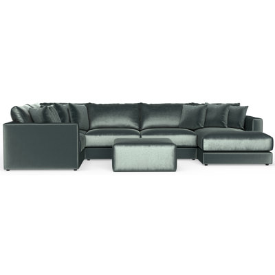 Nyrie 5-piece Modular Sectional And 1 Included Cocktail Ottoman