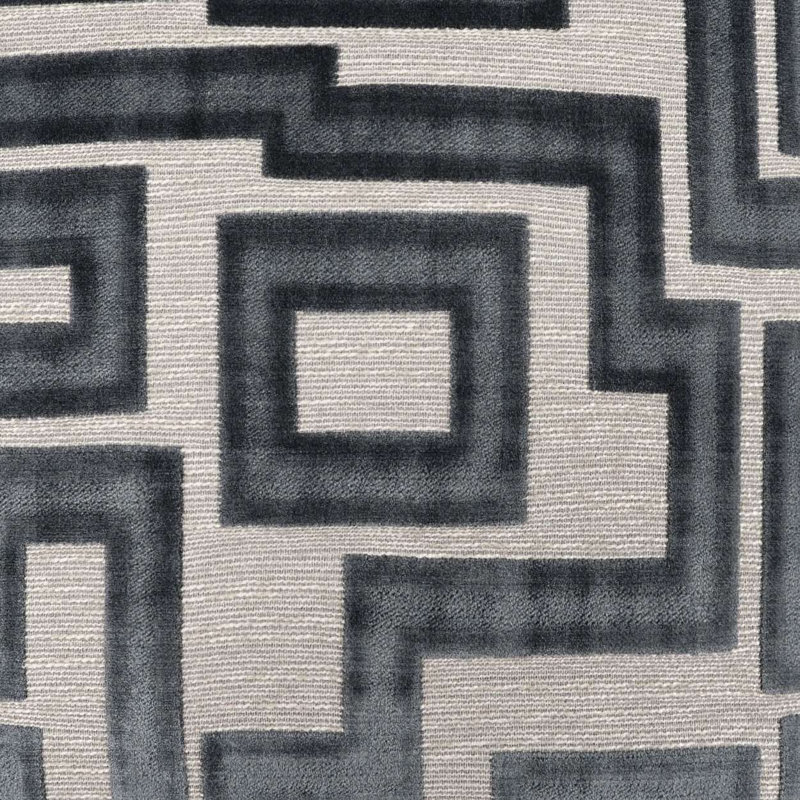 Modernist Pillow Cover & Insert, Square 20", Steel
