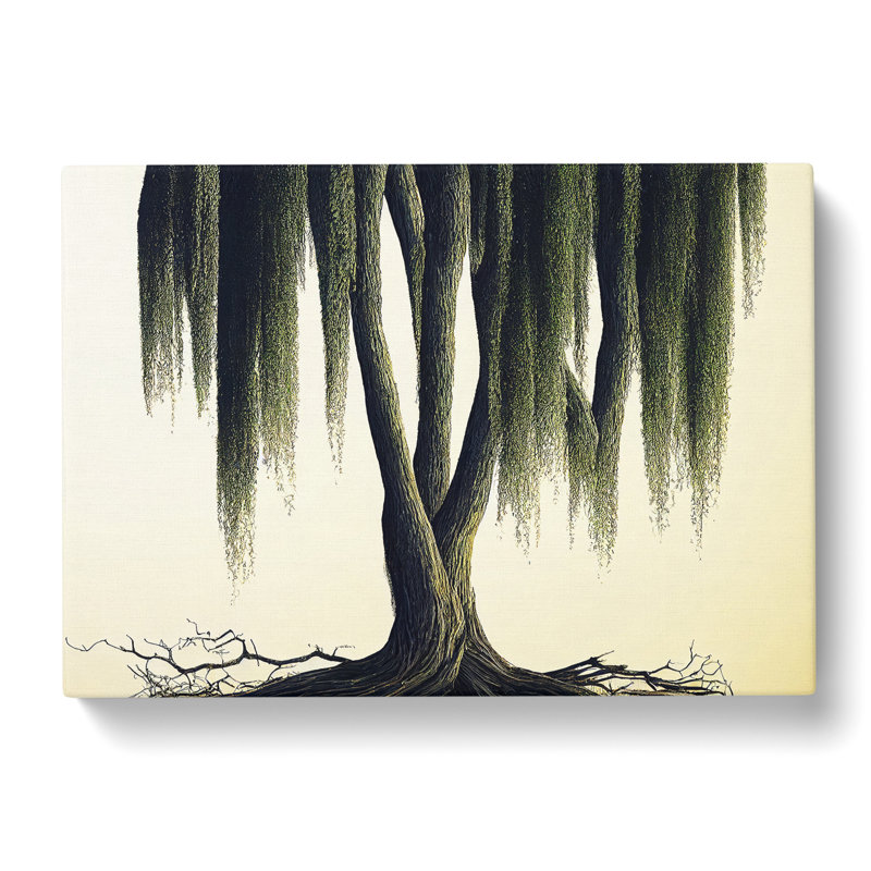 Sensational Weeping Willow Tree - Wrapped Canvas, 35cm H x 50cm W x 3cm D