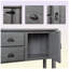 Console en bois massif 48 po Eucptus-2102669397
