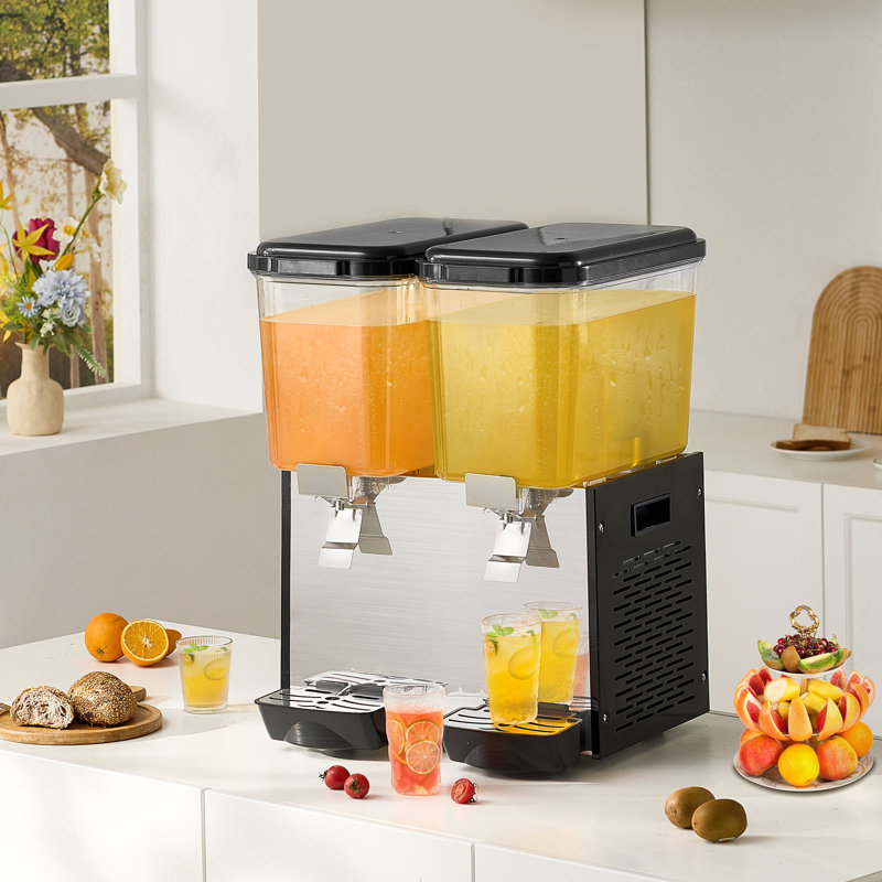 Distributeur de boissons commerciales 18L x 2 réservoirs