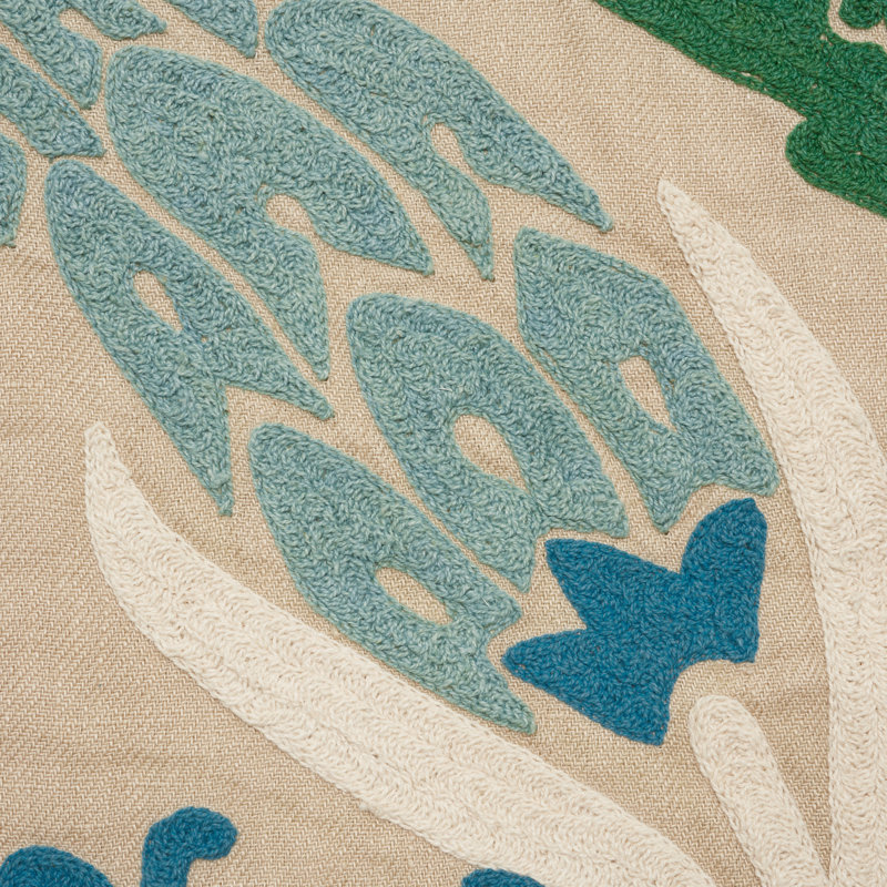 Tissu de broderie Anagada, Paon
