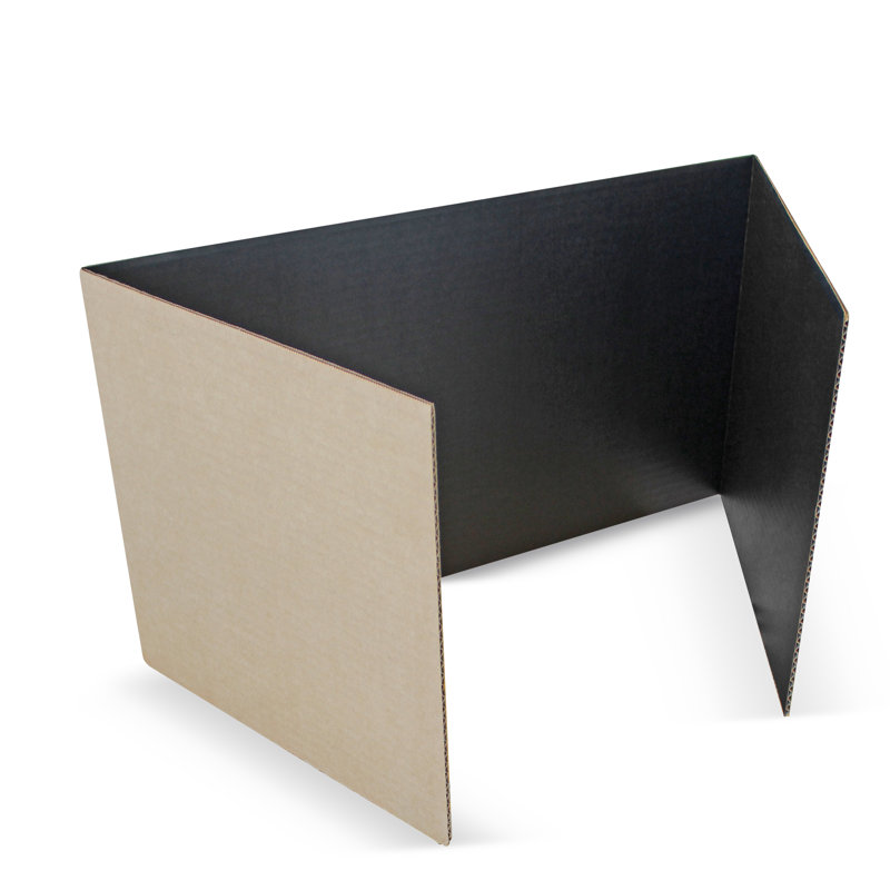 Carrelage en plastique, H 18 po x l 48 po x P 0,16 po, Noir