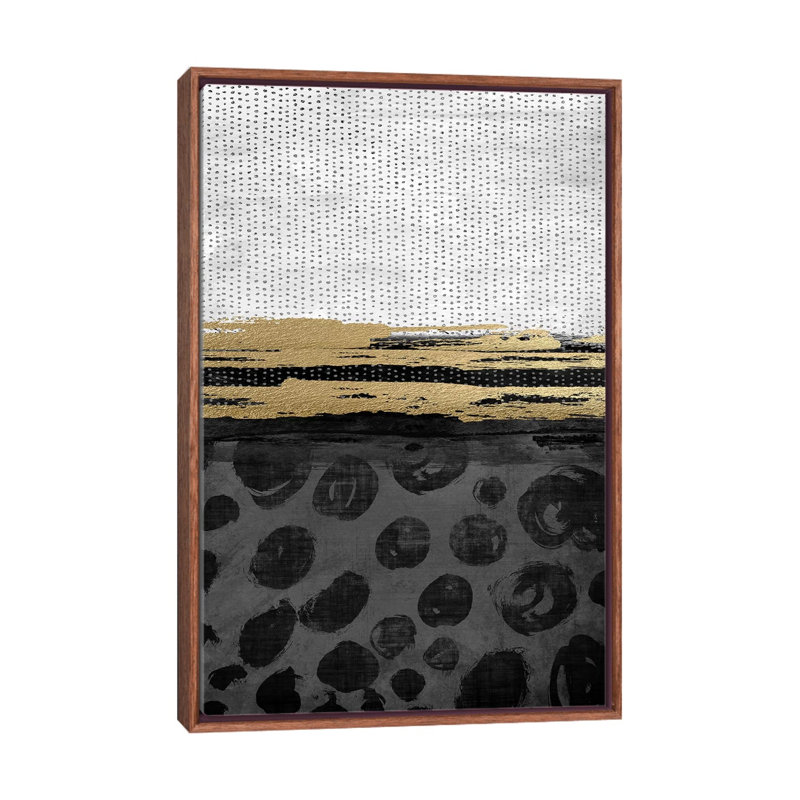 «Ethnic» par Nikki Chu - impression, Cadre brun classique, H 26 po x l 18 po x 1,5 po