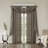 Madison Park Harper Taupe Solid Crushed 42x84" Curtain Panel Pair-1886352997-1886352988