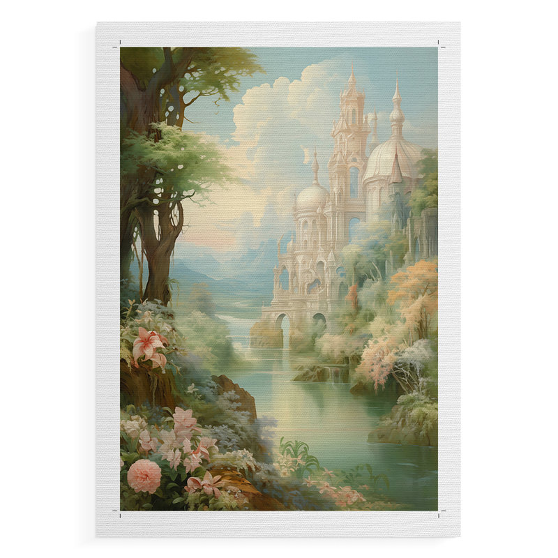Paysages série CCL XXXIX - Impression sur toile seulement - NON-CADRE, H 48 po x l 32 po