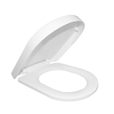 Siège de toilette rond assez fermé