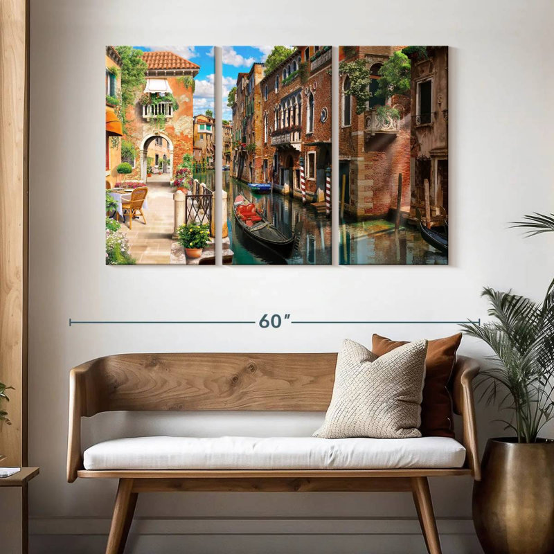 Mehar Venice Canal House, H 32 po x l 50 po