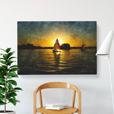 Sailing Boat Vol.4 - Wrapped Canvas Painting