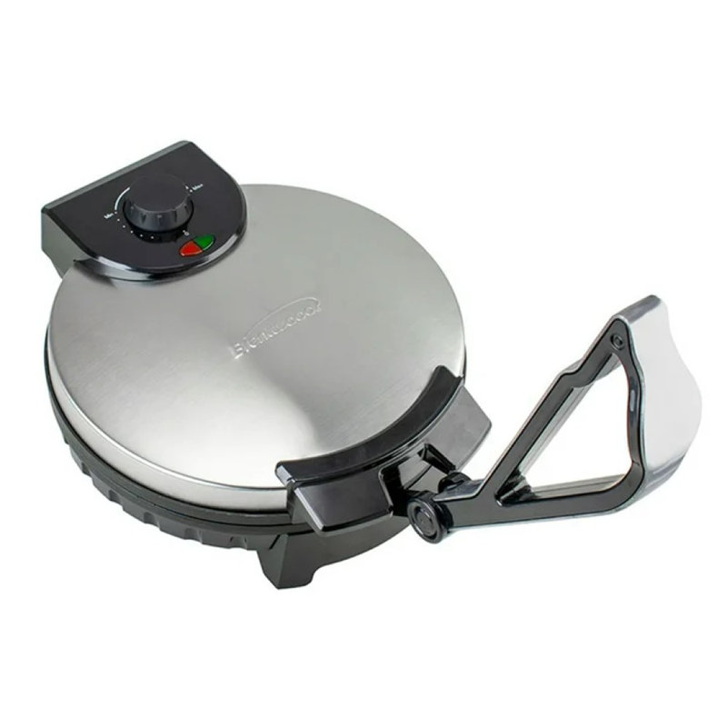Machine à tortilla électrique antiadhésive en acier inoxydable 12 pouces Brentwood