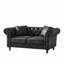 Canapé Chesterfield en tissu ‌Tech, canapé à accoudoirs roulés en tissu High-Tech, canapé rembourré de style Mid-Century, canapé 2 places pour le salon, le bureau, l’appartement-47225614-47225609