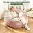  Bean Bag Chairs for Adults,4FT Bean Bag Chair with Foam Filling,Plush Faux Fur Beanbag Sofa for Living Room Bedroom,Compression Packing-1264425461