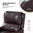 Neliyah 28.75" Wide Genuine Leather Recliner-105914580