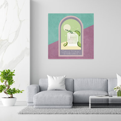 Art mural rétro chic et chic crépuscule minimaliste