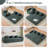 Space-saving Green Recliner Sofa, Polyester Blend, Modern Compact Design For Small Spaces