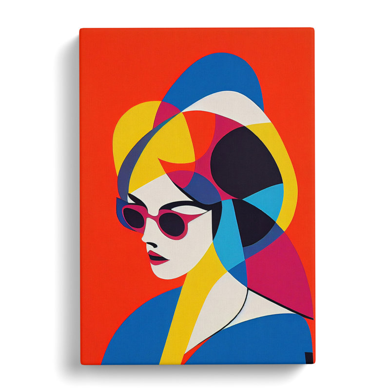 Oruada Pop Woman - Wrapped Canvas Print, 50cm H x 35cm W x 3cm D, Canvas