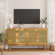 63" Tv Stand With Metal Mesh Doors, Mid Century Console Table With Adjustable Shelf, Boho Media Entertainment Center With Storage For Tvs Up To 75"