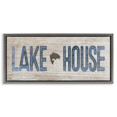 Lake House avec motif de poisson