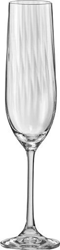 Viola Optic 7 oz. Crystal Flute