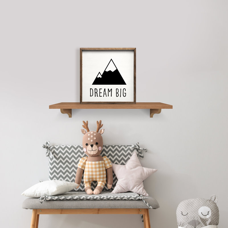 Dream Big Mountains, H 4 po x l 4 po