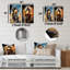 Ensemble de salon orange et bleu Durty-510279717
