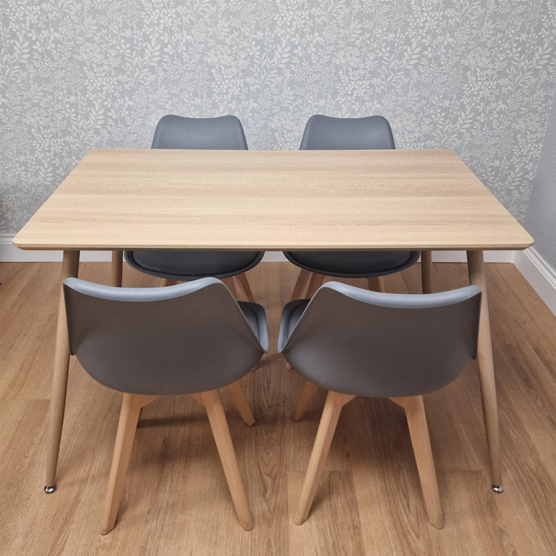 4 - Person Dining Set, Grey