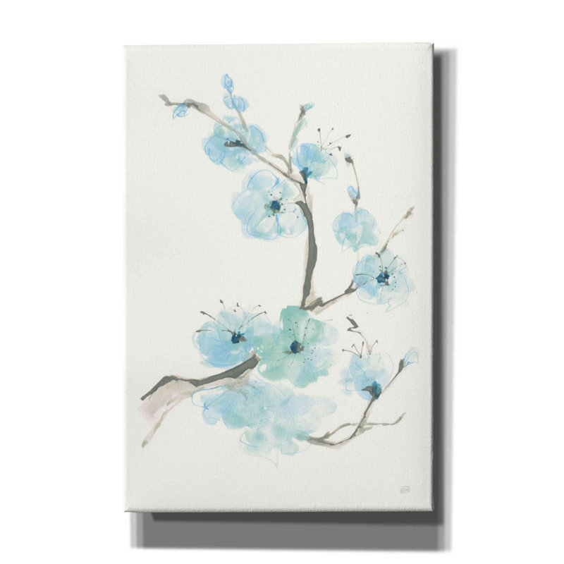 «Tinted Branch III» par Chris Paschke - reproduction d'art sur toile tendue, L 12 po x H 18 po