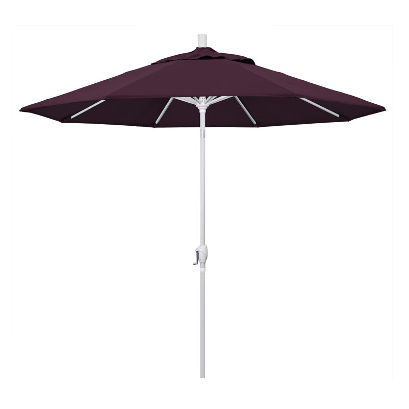 Parasol de marché 9 pi Ayomipo, Performance mauve, Brun