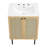 Modway Chaucer 24.5'' Single Bathroom Vanity with Wood Top-93811907-93811908